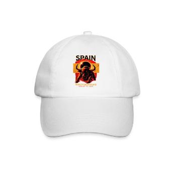 Total Solar Eclipse 2026 Totality August 12 - Baseball Cap - white/white - Front