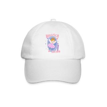 7ème anniversaire fée 7 ans fille anniversaire motif - Casquette classique - blanc/blanc - Devant