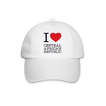 J’adore République centrafricaine - Casquette classique - blanc/blanc - Devant