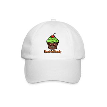 Sweet But Deadly Cupcake - Baseball Cap - white/white - Front