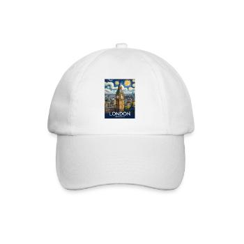 Londres - Casquette classique - blanc/blanc - Devant