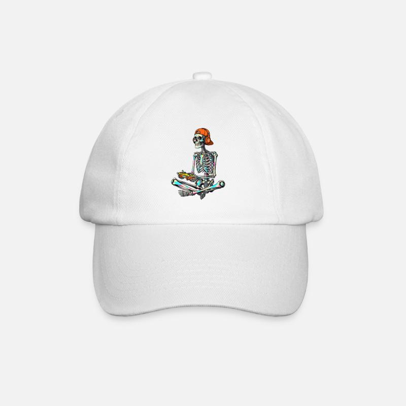 Neon Skeleton Gamer - Casquette classique - blanc/blanc