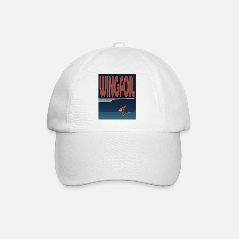 Arbre de wingfoiler - Casquette classique - blanc/blanc