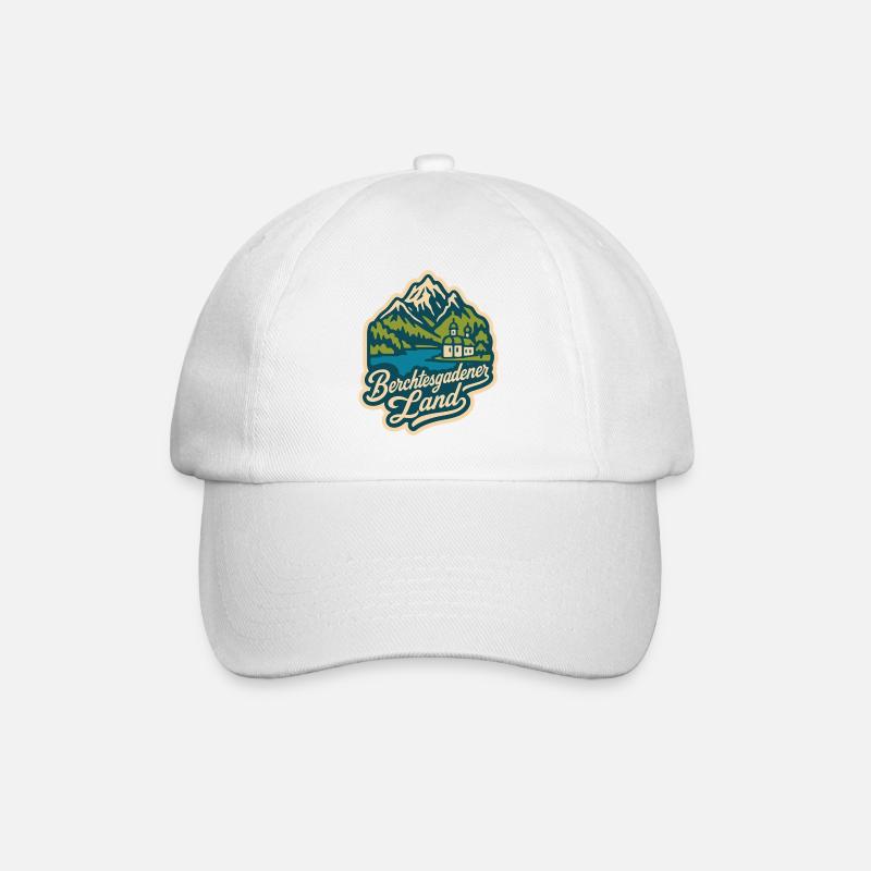 Berchtesgadener Land - Baseball Cap - white/white