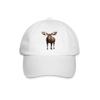 Elk - Baseball Cap - white/white - Front