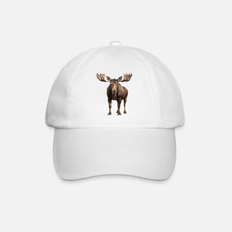 Elk - Baseball Cap - white/white