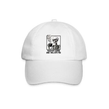 Skeleton Coffee Dire Touch my Coffee you - Casquette classique - blanc/blanc - Devant