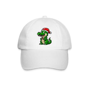 Noël de l’alligator - Casquette classique - blanc/blanc - Devant