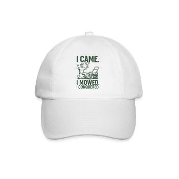 Je suis venu, j’ai fauché, j’ai conquis - Casquette classique - blanc/blanc - Devant
