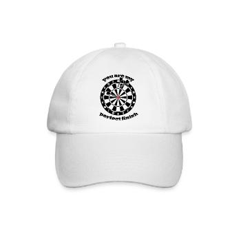 Darts in love - Baseball Cap - white/white - Front