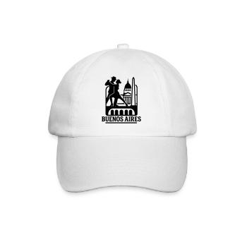 Buenos Aires Silhouette - Baseball Cap - white/white - Front