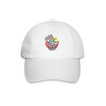Japan Hero since February 1988 Geburtstaggeschenk - Baseballkappe - Weiß/Weiß - Vorne
