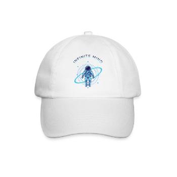 Unendlicher Geist - Baseballkappe - Weiß/Weiß - Vorne