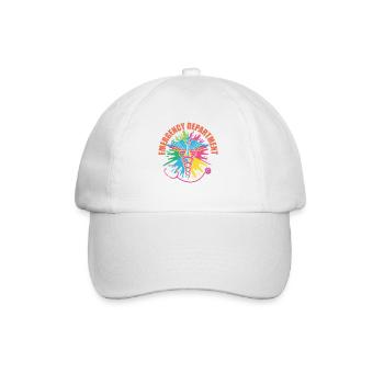 Colorful Emergency Emblem - Baseball Cap - white/white - Front