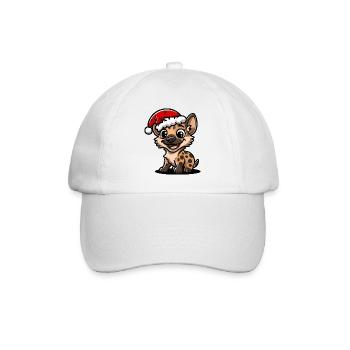Hyena Christmas - Baseball Cap - white/white - Front