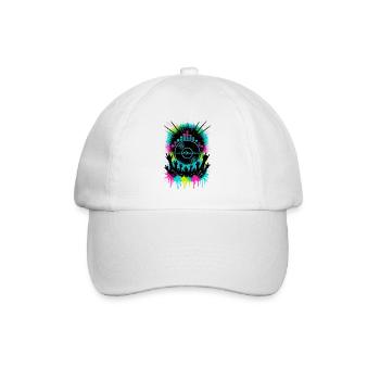 Festival de musique Audience Equalizer Vinyle Wave - Casquette classique - blanc/blanc - Devant