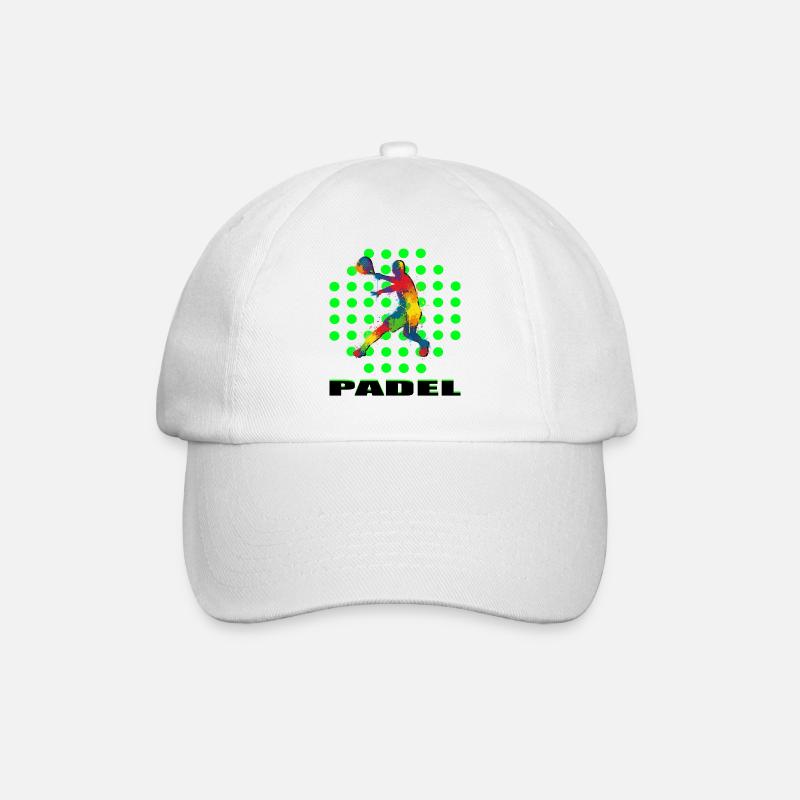 Padel - Baseballkappe - Weiß/Weiß