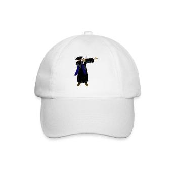 Dabbing Graduation Class 2026 Navy Blue Uniform - Baseball Cap - white/white - Front