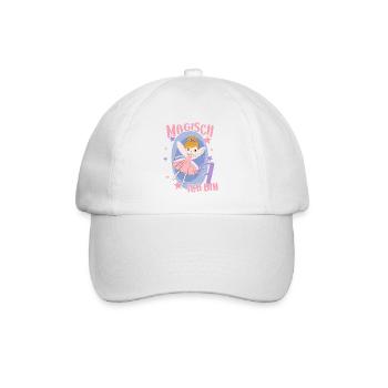 7ème anniversaire fée 7 ans fille anniversaire motif - Casquette classique - blanc/blanc - Devant