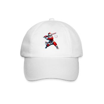 Santa Swing Baseball - Baseball Cap - white/white - Front
