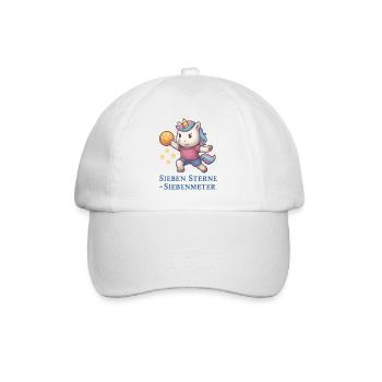 Handball Unicorn Sept étoiles Sept mètres - Casquette classique - blanc/blanc - Devant