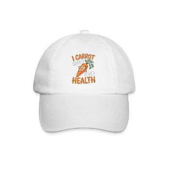Nutritionniste Je parle de votre diététicien santé - Casquette classique - blanc/blanc - Devant