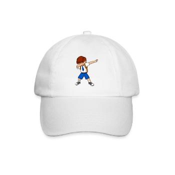 Dabbing School Kid Uniform Funny Back To School - Baseball Cap - white/white - Front