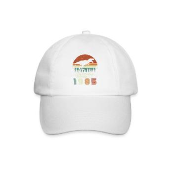 awsome_since_dinaseur_1985 - Casquette classique - blanc/blanc - Devant