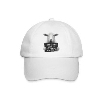 Motif du bouclier de mouton mauvais - Casquette classique - blanc/blanc - Devant