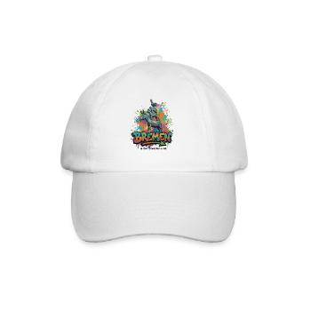 Musiciens de Bremen Town – Contes de fées de bronze - Casquette classique - blanc/blanc - Devant