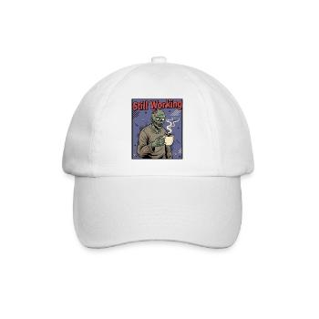 Still Working Zombie Coffee - Baseball Cap - white/white - Front