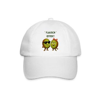 Flauscheffekt Kiwi-Duo - Baseballkappe - Weiß/Weiß - Vorne