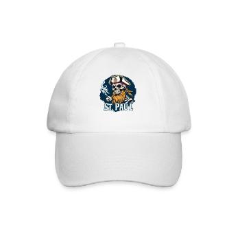 St Pauli Hamburg Paulianer Totenkopf Hafen Captain - Baseball Cap - white/white - Front