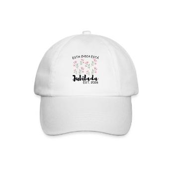Cette fille prend sa retraite en 2026 - Casquette classique - blanc/blanc - Devant