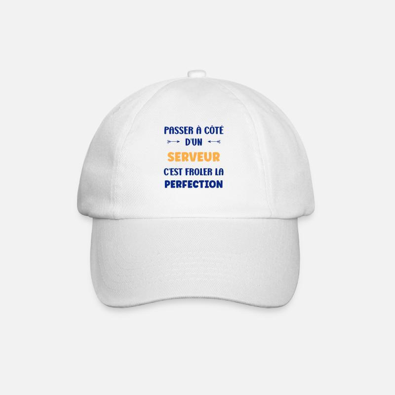 Server - Baseballkappe - Weiß/Weiß