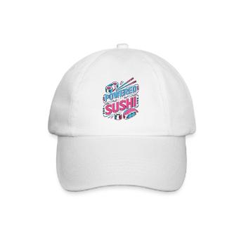 Sushi alimenté par le sushi Passionné de cuisine japonaise - Casquette classique - blanc/blanc - Devant