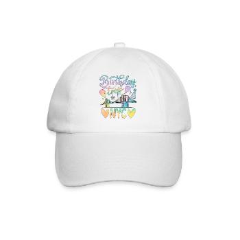 NYC Birthday Trip - Baseball Cap - white/white - Front