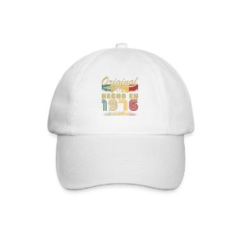 Hecho en 1976 Vintage Regalo de cumpleaños - Casquette classique - blanc/blanc - Devant
