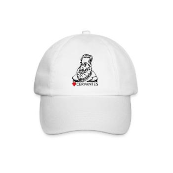 Portrait i love Cervantes - Casquette classique - blanc/blanc - Devant