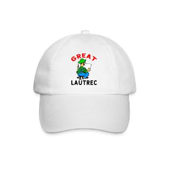 Portrait Toulouse-Lautrec - Casquette classique - blanc/blanc - Devant