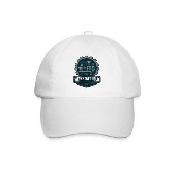 Workshop Hero, Plastic Machine - Baseball Cap - white/white - Front