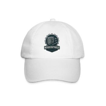 Werkstattheld, Werkzeugbau Profi - Baseball Cap - white/white - Front