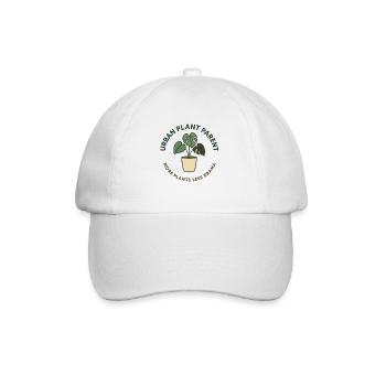 Urban Plant Parent - Baseballkappe - Weiß/Weiß - Vorne