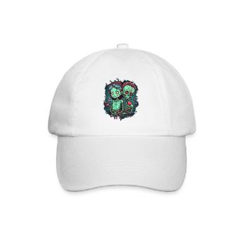 Valentine Zombie Love - Baseball Cap - white/white - Front