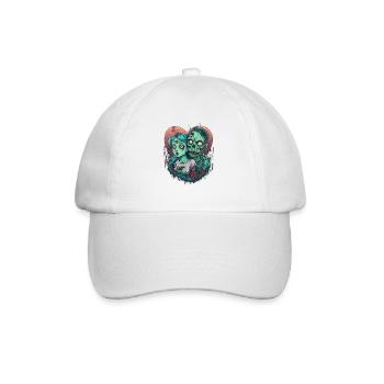 Valentine Zombie Love - Baseball Cap - white/white - Front