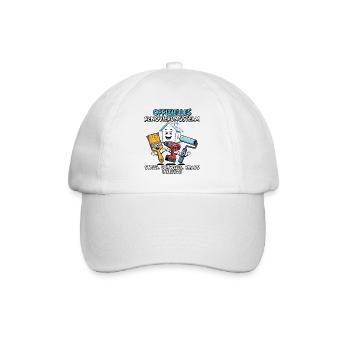 Official Renovation Team Funny DIYer - Baseball Cap - white/white - Front