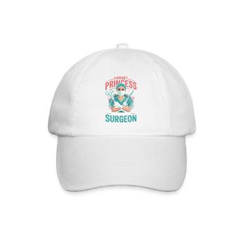 Médecin combatif : Pas une princesse - Casquette classique - blanc/blanc - Devant