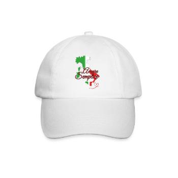 Amore Semplice Italia - Baseballkappe - Weiß/Weiß - Vorne