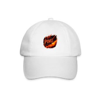 Ping Pong - Tennis de Table - Baseball Cap - white/white - Front