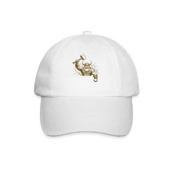 Légende viking viking marin Odin Raven Fighter - Casquette classique - blanc/blanc - Devant